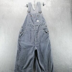 Big Mac Bib Overalls 34x30 Blue Pinstripe Railroad Union Made Sanforized 60s
